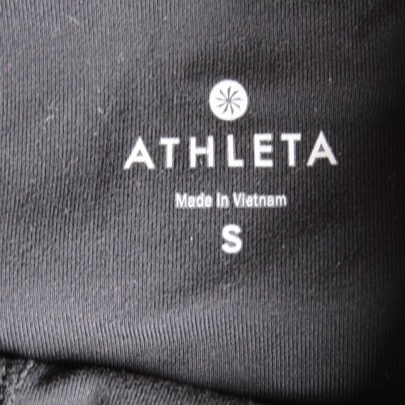 Athleta Women's Black High Rise Cutout Leggings ~S~ 383487-00 - Picture 6 of 13